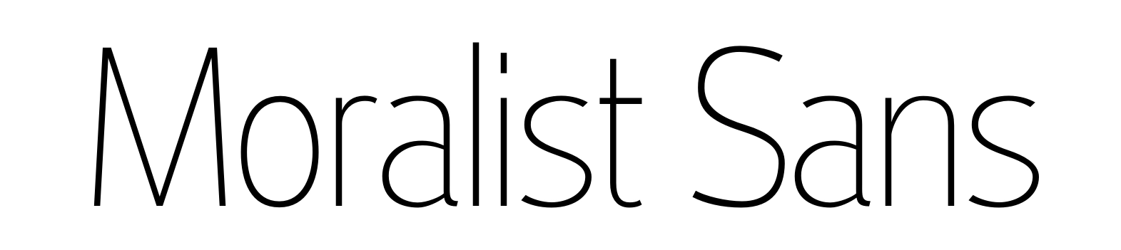 Moralist Sans